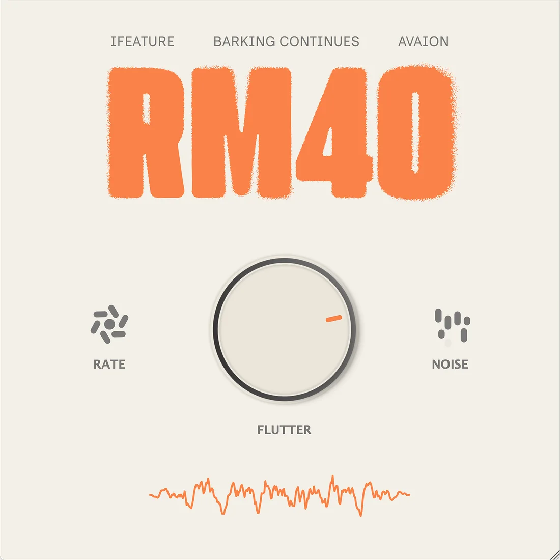 RM40 amplitude modulation plugin interface
