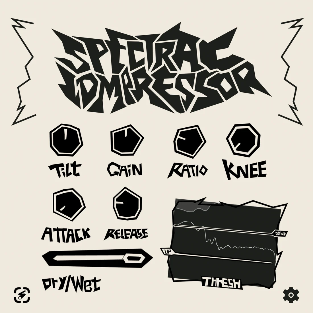 Spectral Compressor spectral dynamics plugin interface